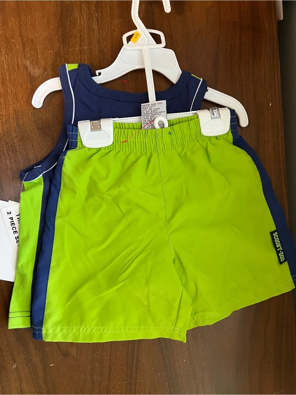 Vintage Y2K NWT Scooby Doo 2-Piece Swimsuit and Tank Top 2T
